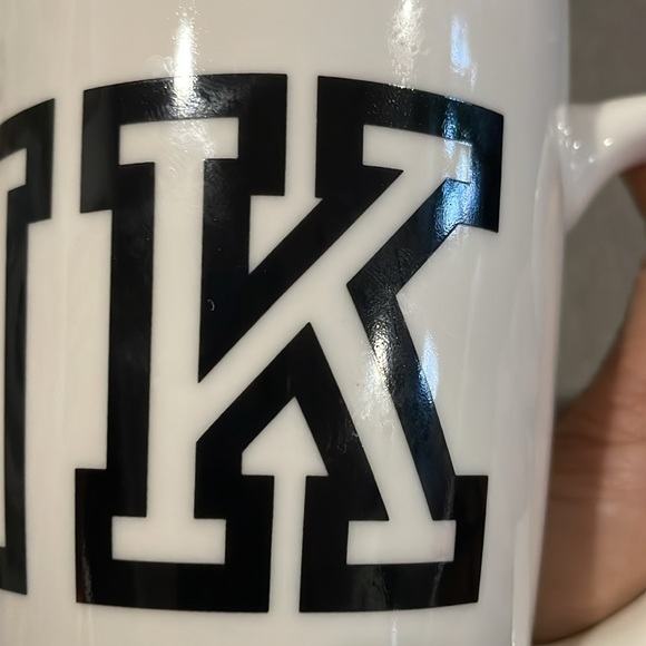 PINK by Victoria Secret LOGO MUG PINK in Black lettering mug is Off-White color - Picture 13 of 14